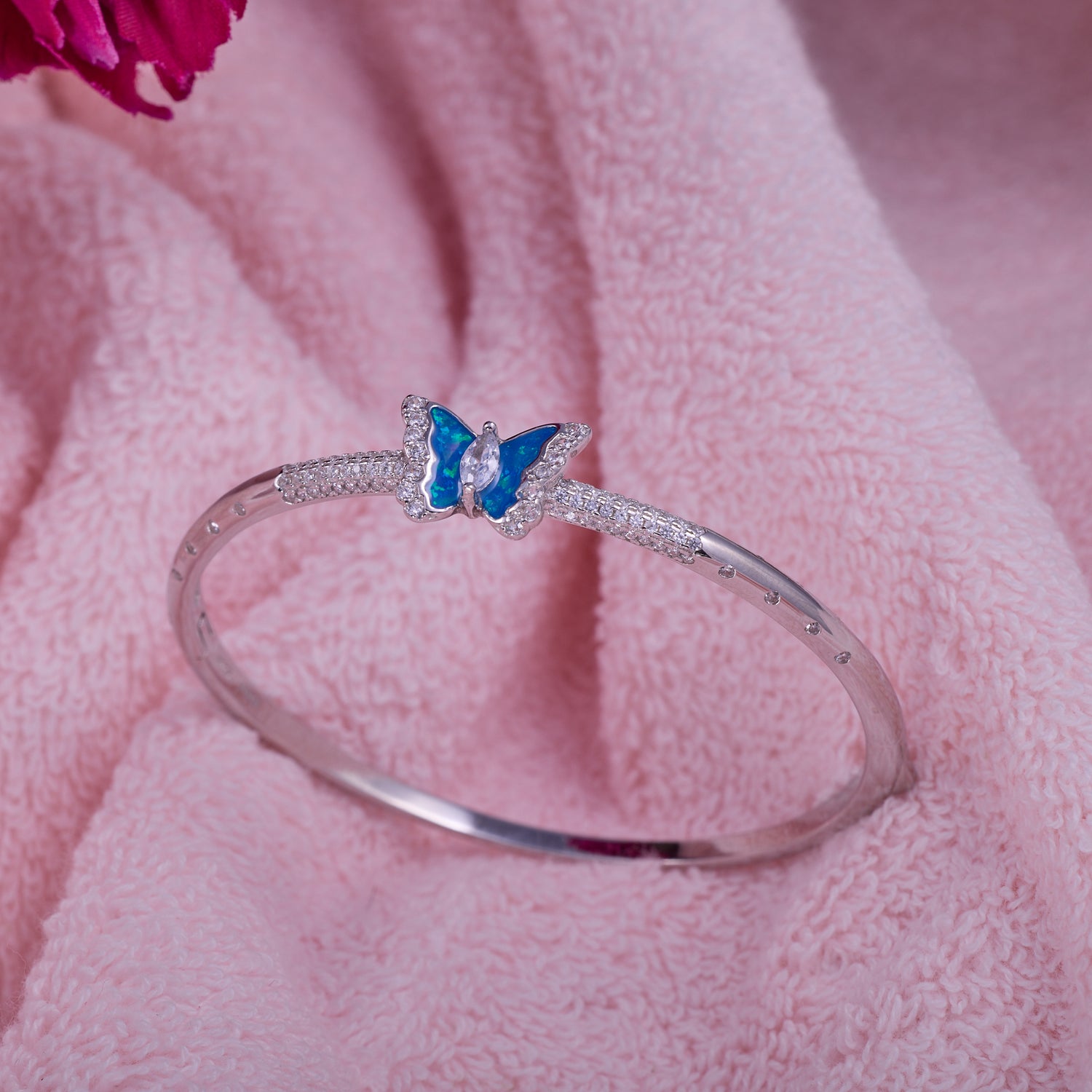 IRAFINE Blue Butterfly Kada – Sparkle in Motion