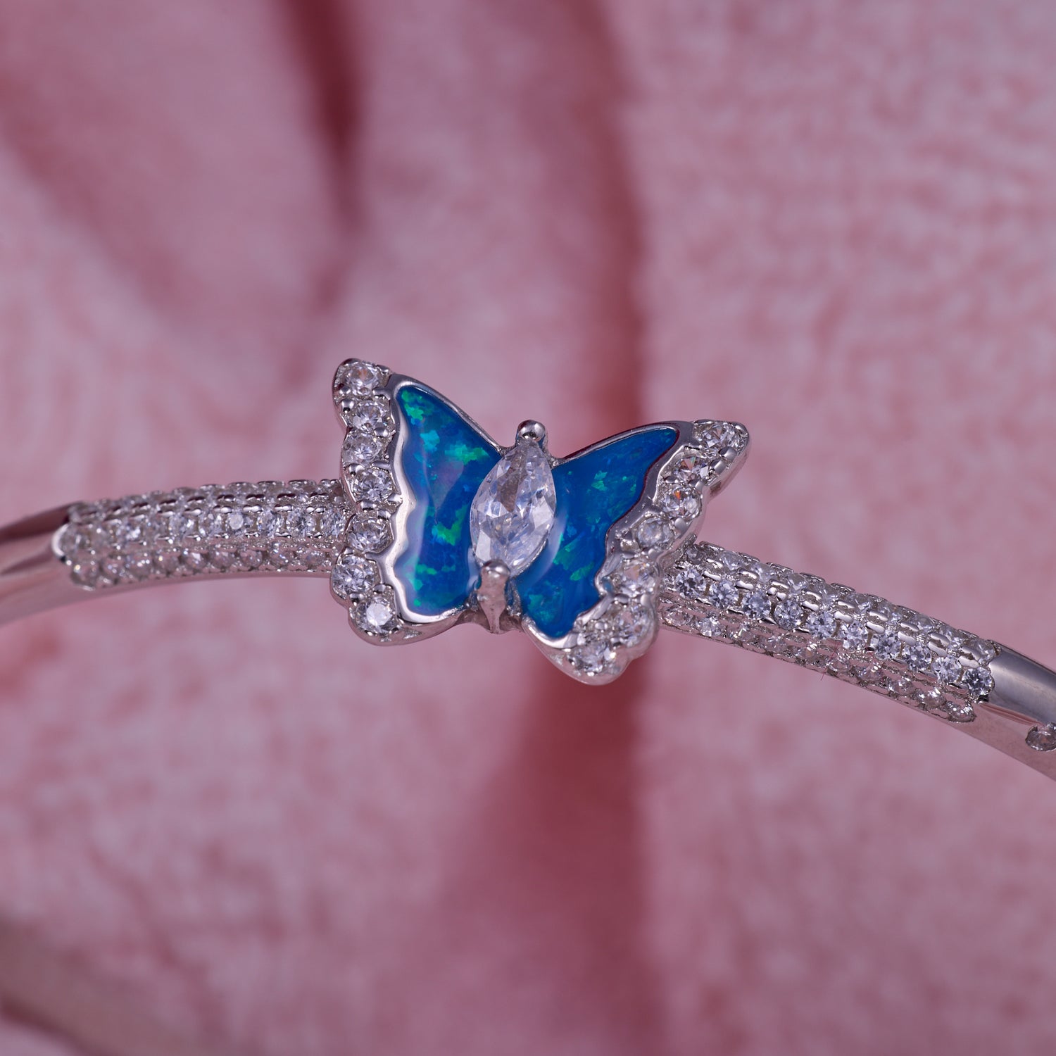 IRAFINE Blue Butterfly Kada – Sparkle in Motion